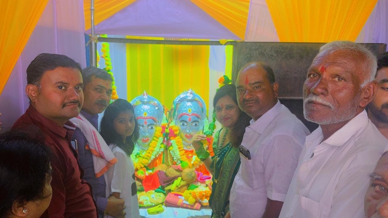 श्री जगदंबा बोधन देवीची आज घटस्थापना थाटामाटात संपन्न