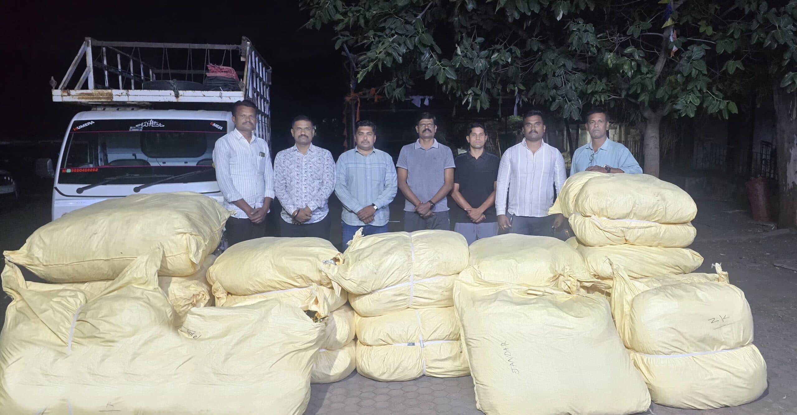 विक्रीसाठी वाहतूक करण्यात येणारा १० लाखांहून अधिक किमतीचा प्रतिबंधित सुगंधित जर्दा जप्त; वाहनासह १३.०८ लाखांचा मुद्देमाल हस्तगत.