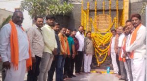 अहमदपूर येथे शिवसेनेच्या वतीने शिवजयंती उत्साहात साजरी