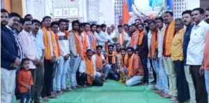 माजी मंत्री विनायकराव पाटील यांच्या हस्ते राम जन्मोत्सव समितीच्या पदाधिकाऱ्यांचा सत्कार संपन्न