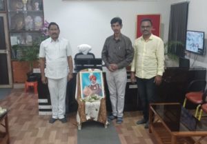 महात्मा फुले महाविद्यालयात राजर्षी शाहू महाराज यांची जयंती साजरी