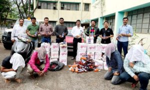 गोवा निर्मित अवैध मद्यावर राज्य उत्पादन शुल्क विभागाची कारवाई