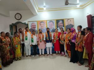 भाजपला अच्छे दिन, महिलांचा मोठ्या प्रमाणात प्रवेश