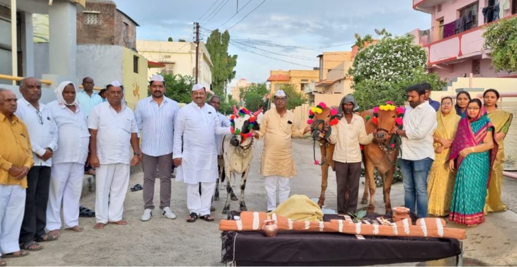 शिरूर ताजबंद ता. अहमदपूर येथे बैलपोळ्याचा सण मोठ्या उत्साहात साजरा!