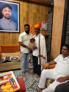 विश्वनाथराव बिरादार कौळखेडकर<br>यांचा वाढदिवस संपन्न