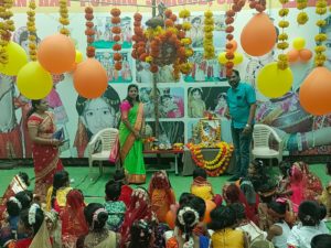 मंथन पब्लीक स्कूलमध्ये दहीहंडीचा उत्सव साजरा