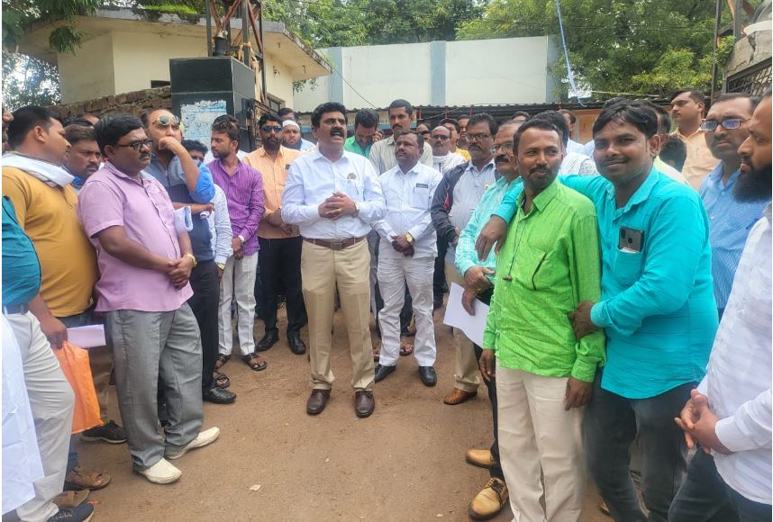 महाराष्ट्र राज्य मागासवर्गिय विद्युत कर्मचारी संघटनेचे आंदोलन