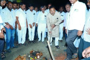 ८४ लक्ष ३७ रुपयांच्या विकासकामांचे भूमिपूजन व ६० लक्ष रुपयांच्या विकासकामांचे लोकार्पण संपन्न