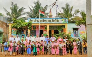 लोणीमोडच्या जि. प.प्रा.शाळेत "वृक्षदिंडी"व वृक्षारोपण संपन्न