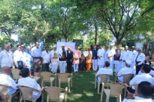 मराठवाडा मुक्ती दिनी उदयगिरी महाविद्यालयात स्वातंत्र्य सैनिकांचा सत्कार