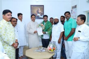 काँग्रेस स्वयंरोजगार व रोजगार सेल च्या जिल्हाध्यक्षपदी मुकेश राजमाने यांची निवड