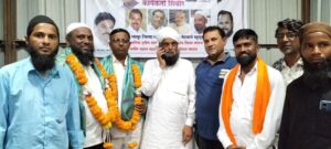एम आय एम मध्ये पुन्हा प्रवेश केल्याबद्दल ताहेर हुसेन यांचा सत्कार संपन्न