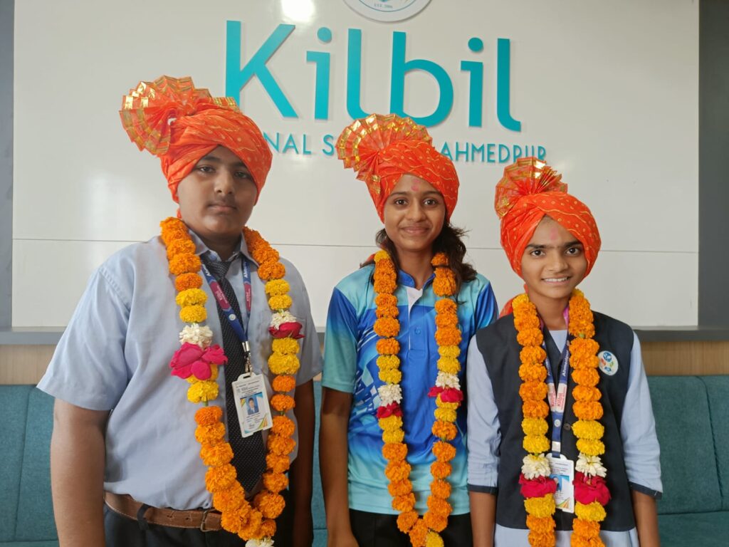 किलबिल नॅशनल स्कूलच्या विद्यार्थ्यांची राष्ट्रीय स्पर्धेसाठी निवड