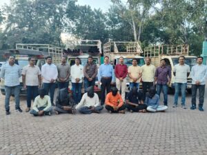 बांधकामावरील लोखंडी साहित्य चोरणारी टोळी जेरबंद, 22 लाख 97 हजार रुपयाच्या मुद्देमाल हस्तगत