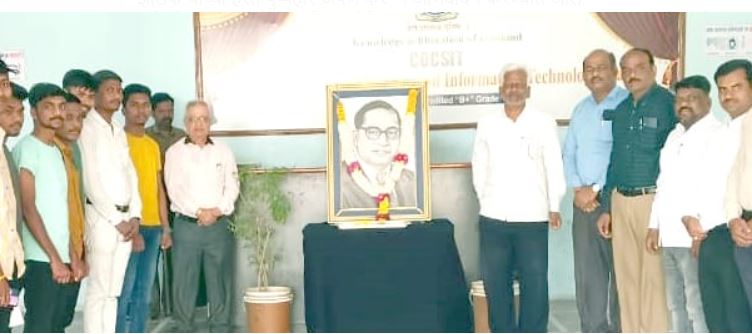 कॉक्सिटमध्ये डॉ. बाबासाहेब आंबेडकर यांच्या महापरिनिर्वाणदिनानिमित्त अभिवादन