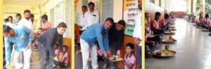 जागतिक दिव्यांग दिनानिमित्त बाळासाहेब पाटोदे यांच्यावतीने अन्नदान