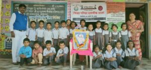 लोणीमोडच्या जि.प.प्रा.शाळेत भारतरत्न डाॅ. बाबासाहेब आंबेडकरांना विनम्र अभिवादन