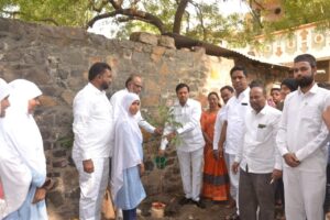 वृक्षारोपण आणि संवर्धन हा शाश्वत विकास होय - आ.विक्रम काळे