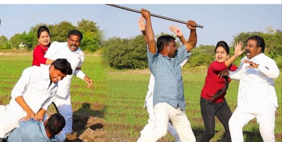 कुऱ्हाडीच्या तुंब्याने जखमी करून जीवे मारण्याची धमकी, चौघाजनावर गुन्हा