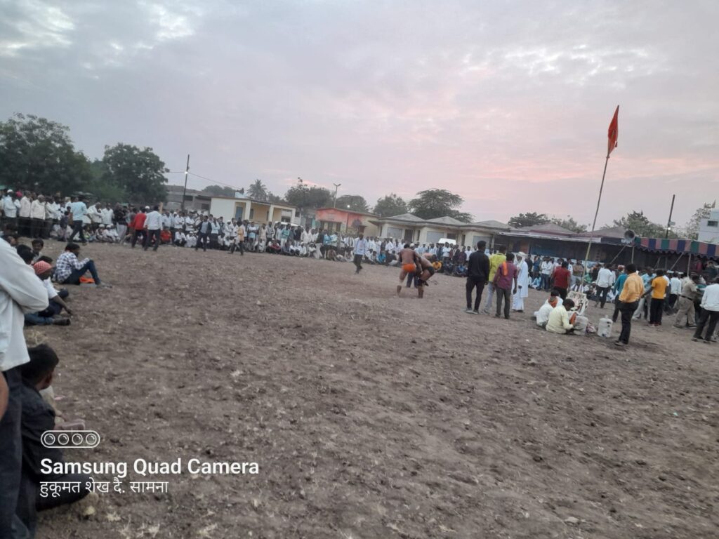 वाढवण्यात दत्त जयंती निमित्त जंगी कुस्त्या संपन्न