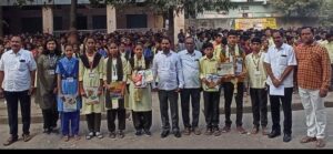 यशवंत विद्यालयाचा गोळा फेक मैदानी स्पर्धेत जिल्ह्यात सर्वप्रथम, विभागास पात्र
