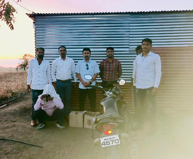 राज्य उत्पादन शुल्क विभागाची अवैध मद्यविक्री धडक कारवाई
