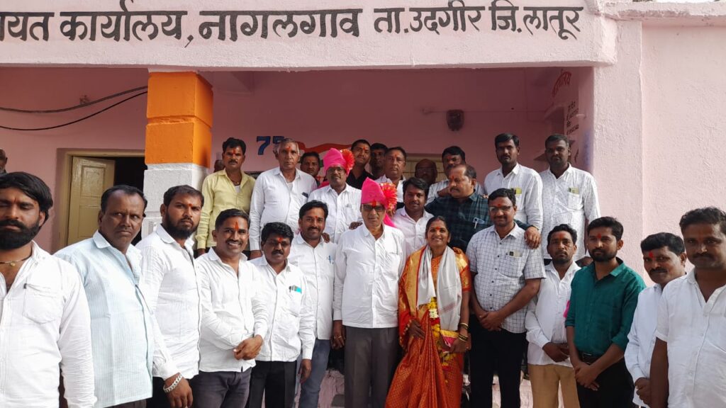 सुभाष राठोड नागलगाव ग्रामपंचायत सरपंच पदाचा पदभार स्वीकारला