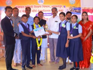 ५० व्या तालुका स्तरीय विज्ञान प्रदर्शनाचे सम्राट चंद्रगुप्त मौर्य मध्ये थाटामाटात समारोप