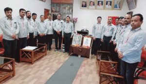 महात्मा फुले महाविद्यालयात सुभाष चंद्र बोस व बाळासाहेब ठाकरे यांची जयंती साजरी