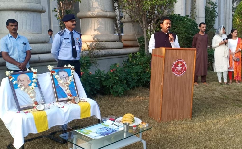 केंद्र शासनाच्या इएसआयसी वैद्यकीय महाविद्यालयात प्रजासत्ताक दिन उत्साहात साजरा