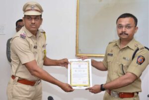 पो. नि. कदम यांच्या उत्कृष्ट कार्याचा गौरव