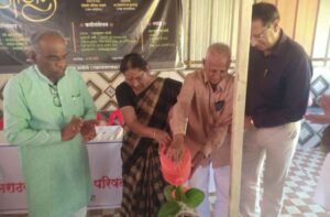 उगलेवाडी येथे पहिले जागल एक दिवसीय मराठी साहित्य संमेलन उत्साहात साजरे