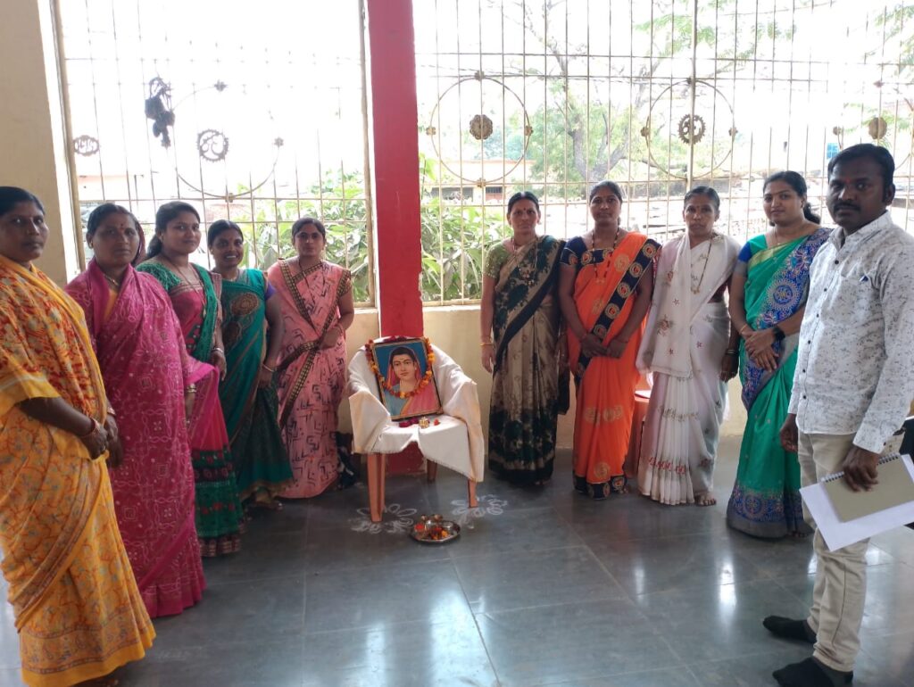 सावित्रीबाई फुले यांच्या जयंतीनिमित्त महिला बचत गटाची सकस आहार रेसिपी स्पर्धा संपन्न