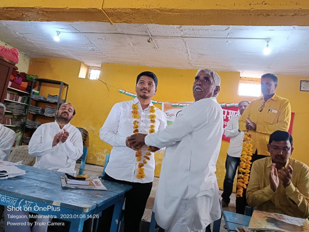 देवणी तालुका ग्रंथालय संघाच्या अध्यक्षपदी सुनिल पाटिल तर उपाध्यक्ष कृष्णा पिंजरे