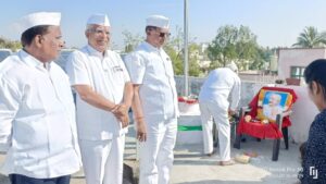 उदयगिरी लाॅयन्स धर्मादाय नेत्ररूग्नालयात प्रजासत्ताक दिन उत्साहात साजरा