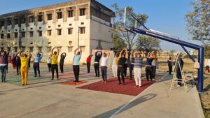 उदयगिरीत सामूहिक सूर्यनमस्कार कार्यक्रम संपन्न