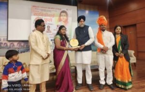 दिल्लीत कोराळीच्या माजी सरपंच कल्पनाताई गायकवाड यांना आणखीन एक सर्वोच्च पुरस्काराने सन्मानित