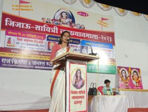 माता भगिनींनी संसारात मुलीपेक्षा सुनेचा, सासू-सासर्‍याचा सन्मान करावा - प्रबोधनकार ह भ प सुनंदाताई भोस यांचे प्रतिपादन