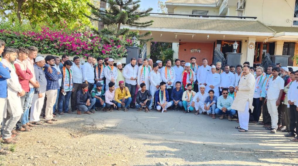 आ.बाबासाहेब पाटील यांच्या नेतृत्वाखाली असंख्य कार्यकर्त्यांचा राष्ट्रवादी काँग्रेस पक्षात जाहीर प्रवेश!