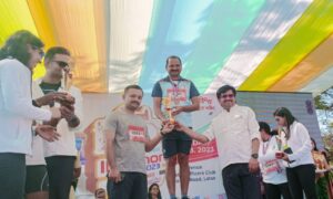 ज्ञानदिप अकॅडमीचे उध्दव इप्पर यांचा मॅरेथॉन स्पर्धेत दुसरा क्रमांक