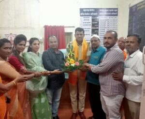 पो. नि. परमेश्वर कदम यांचा सत्कार संपन्न