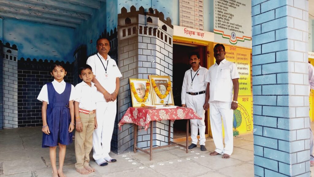 लाल बहादूर शास्त्री प्राथमिक शाळेत मराठी भाषा गौरव दिनानिमित्त कार्यक्रम संपन्न