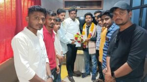 लोकाधिकार विद्यार्थी संघाच्या नवनियुक्त पदाधिकाऱ्यांचा सत्कार समारंभ संपन्न