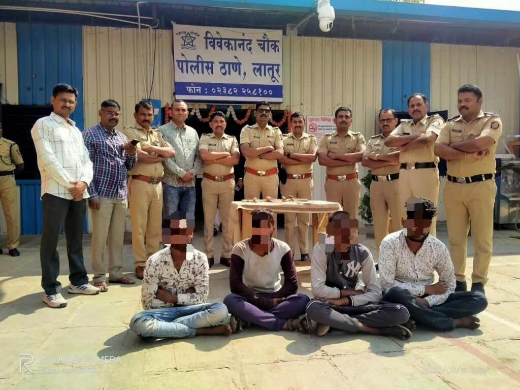 दरोड्याच्या तयारीत असलेल्या कुख्यात आरोपींना शस्त्रासह अटक