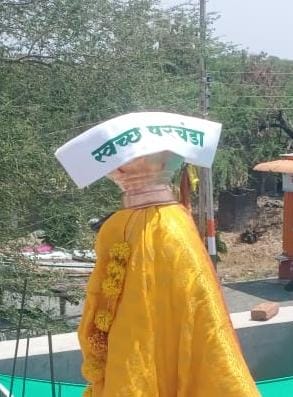 परचंडा गावांने उभारली स्वच्छ परचंडा सुंदर परचंडा आणि विकासाची गुढी