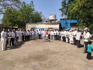 कुंभारी येथे काँग्रेसचे हात से हात जोडो अभियान
