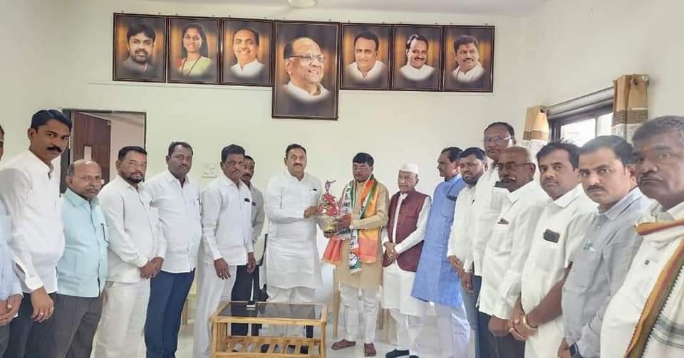 काळेगाव येथील सामाजिक कार्यकर्ते विश्वंभरराव पाटील यांचा राष्ट्रवादी कॉग्रेस पार्टीत प्रवेश