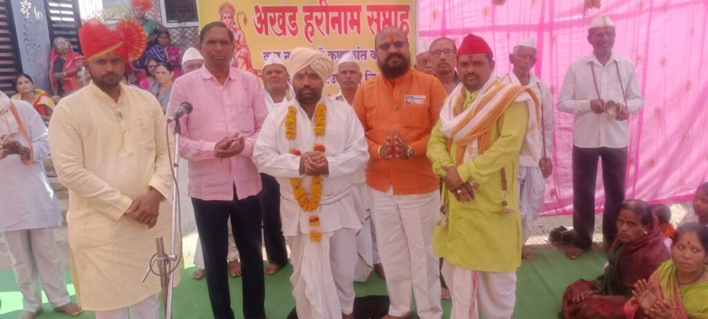 मादलापूर येथे अखंड हरिनाम सप्ताह आणि सर्व रोग निदान शिबिर संपन्न