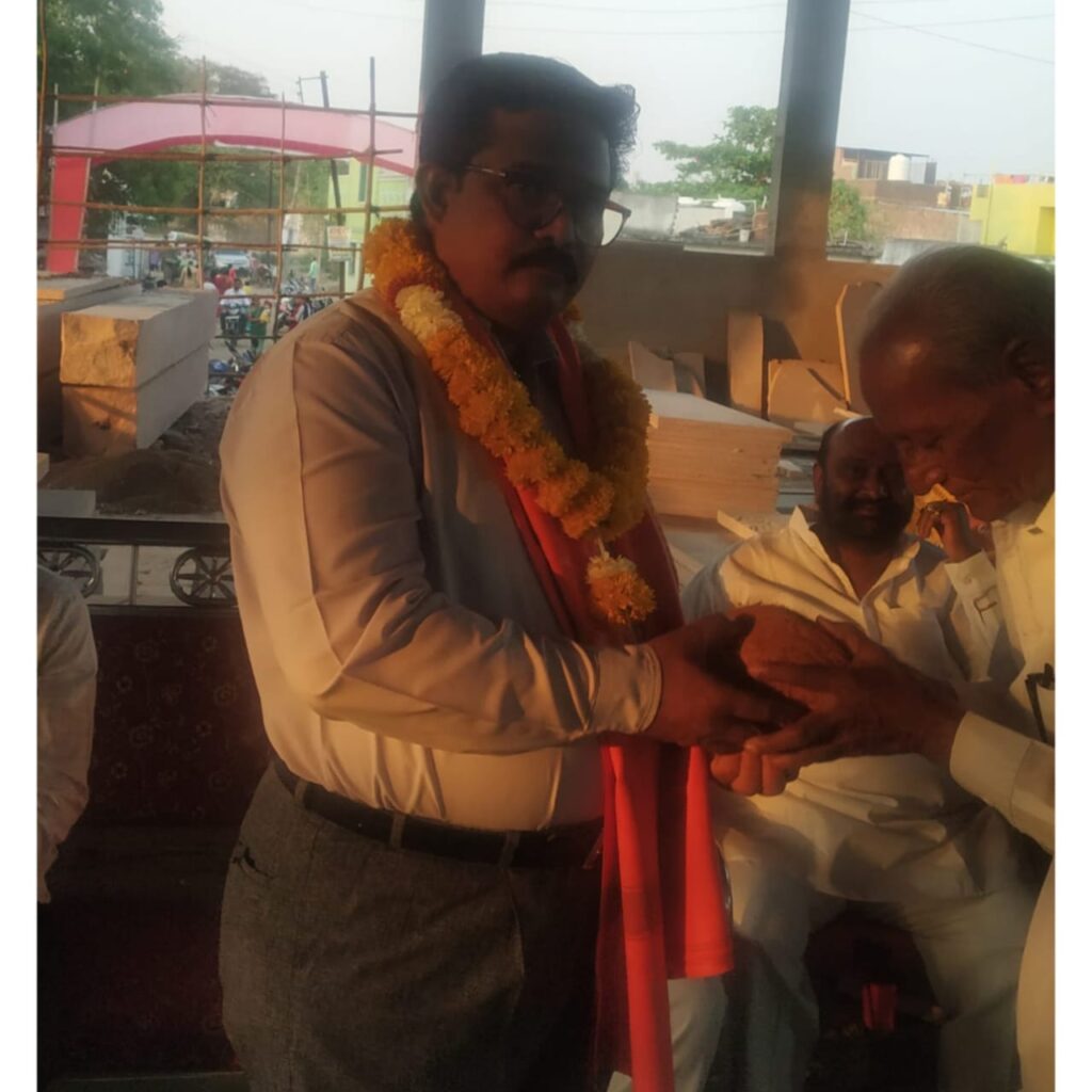 ह.भ.प.डॉ. शरद तेलगाने यांचा सत्कार संपन्न