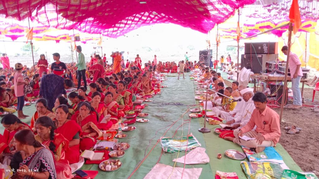 गंगापूर येथे अखंड शिवनाम सप्ताह व महादेव मंदिराच्या कलशारोहण कार्यक्रमाचे आयोजन